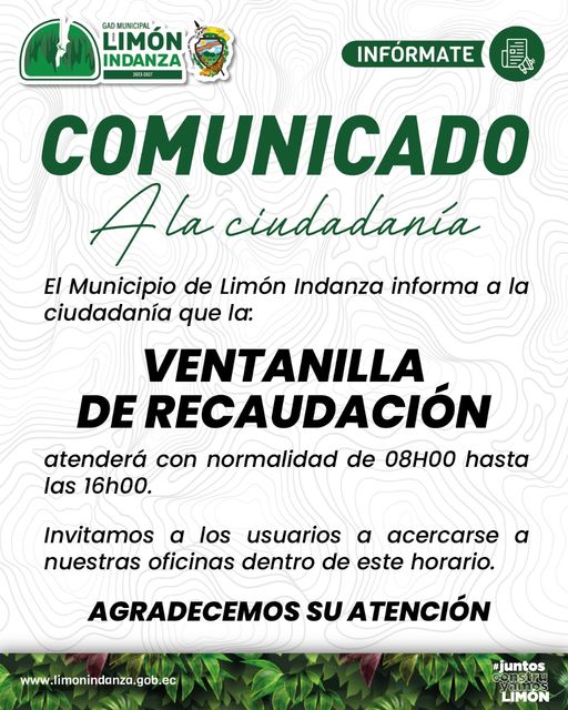 COMUNICADO A LA CIUDADANÍA