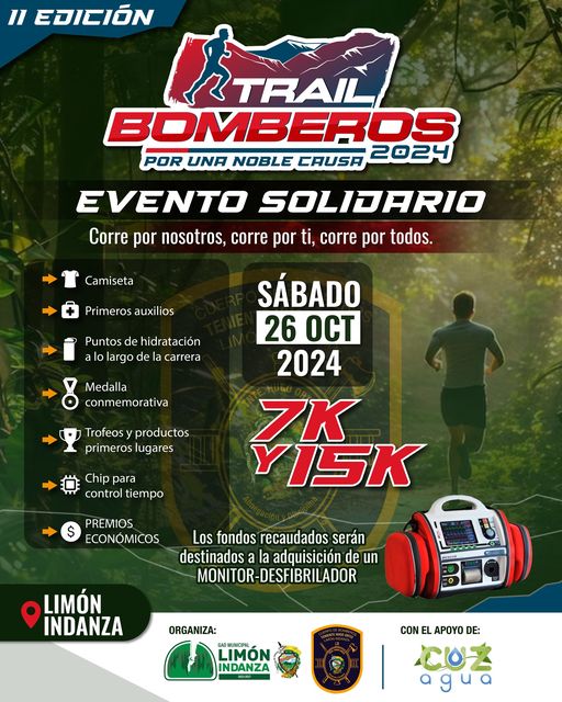 ¡Únete a la Aventura del Trail Bomberos 2024!